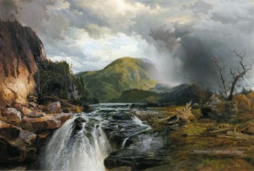 Les paysages sauvages du lac Supérieur Thomas Moran Peinture à l'huile